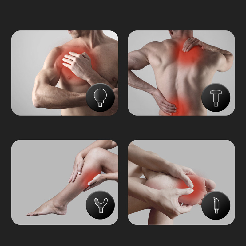 智能筋膜枪健身按摩器材筋膜仪高频震动颈膜抢全身肌肉放松筋膜枪