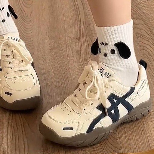 【youshilai】复古厚底德训鞋女2025秋季新款阿甘鞋户外运动鞋女|undefined