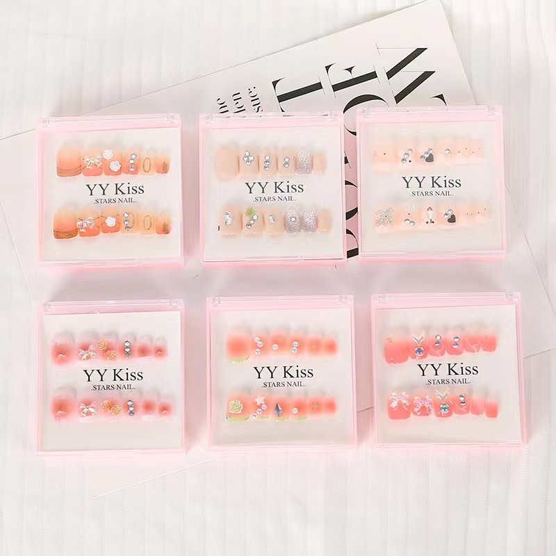 short removable nail stickers for manicure