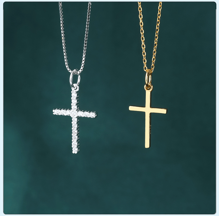 1g Weight Pendant Jewelry Making Type 1 Piece 16*9.4mm Hole 3~3.9mm 925 Sterling Silver Cross Pendant