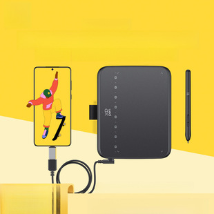 Xppen Handwriting Tablet Deco 640 Hand-Drawing Tablet for Painting Computers Can Be Connected to Mobile Phones and Online Classes for Students and Office Use