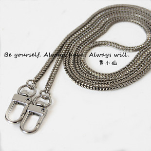 Women's Bag Accessories Chain Metal Golden Casual Chain 3mm Golden Bag Chain Flat Snake Bone Chain