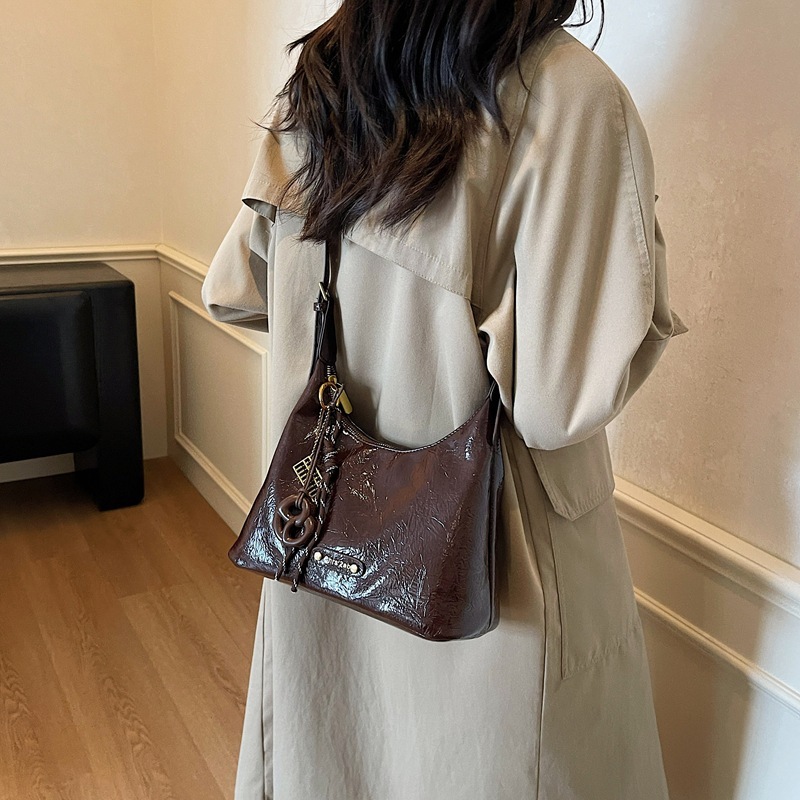 高级感通勤包包女式2025新款潮美拉德时尚复古单肩包大容量托特包|undefined