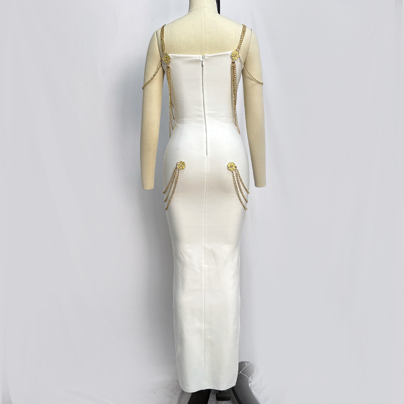 Elegant Women's Bandage Evening Dress For Formal Prom Occasions_voghion.com