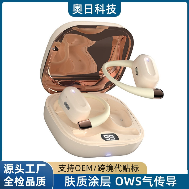 Cross-border OWS08 wireless bluetooth headset open OWS air conduction non-in-ear hanging bluetooth headset