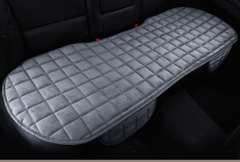 Thickened plush cushion winter car cushion three-piece set without backrest manufacturers