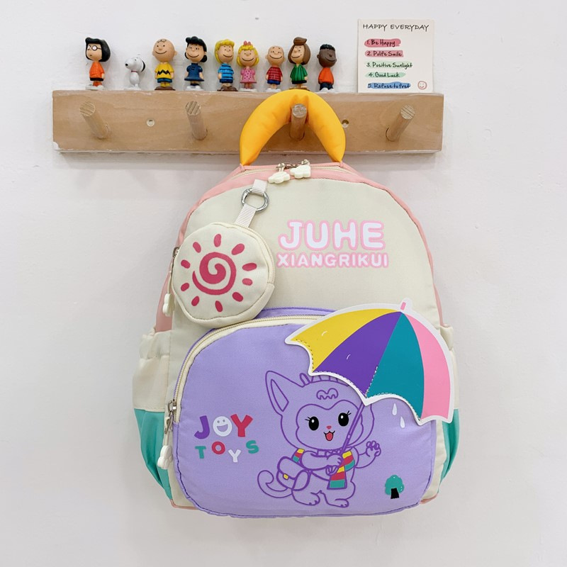 子供の新しい幼稚園スクールバッグ女の子のための見栄えが良くてかわいい軽量ベビー超軽量大容量漫画バックパック|undefined