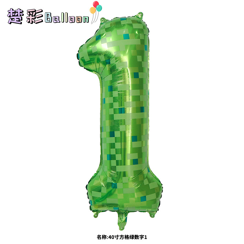 40 inch checkered green numbers 1cc