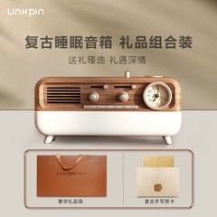 白ノイズ復古睡眠スピーカー多機能雰囲気ランプ音響無線充電可能タイミング木目bluetoothスピーカープレゼント