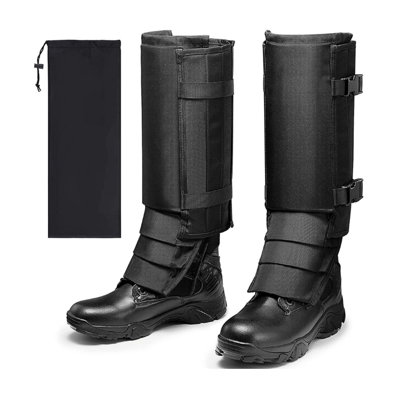 Botas de lluvia con protección contra serpientes e insectos, protectores contra picaduras de serpientes, botas protectoras para caza, polainas antiserpientes para piernas, cubrepiernas impermeables a prueba de insectos.