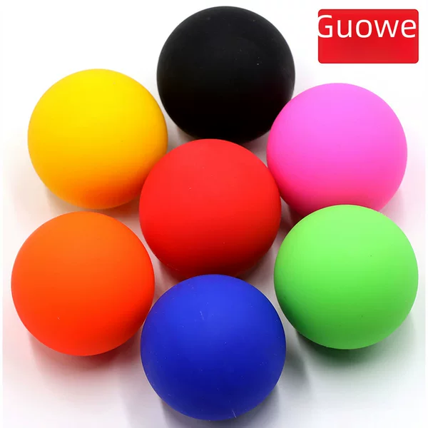 Silicone Massage Ball Single Ball Relax Muscle Head and Leg 6.3cm Fitness Yoga Ball 63mm Hockey Ball Fascia Ball