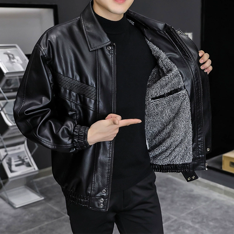 Demi-season retro keep warm windproof jacket for leisure, American style