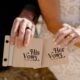 Wooden oath book personalized wedding leather oath book groom guarantee declaration of love Xi character oath book