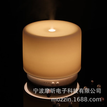 【】实木陶瓷精油香薰机家用卧室办公室礼品小夜灯静音香氛