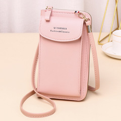 2023 New Women's Crossbody Mobile Phone Bag Wholesale Large Capacity Multifunctional Solid Color Fashion Simple Shoulder Small Bag
