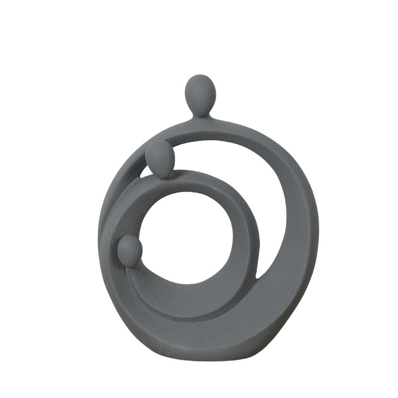 Moderno abstracto pareja decoración creativa cerámica amor arte figura escultura salón entrada TV decoración del gabinete