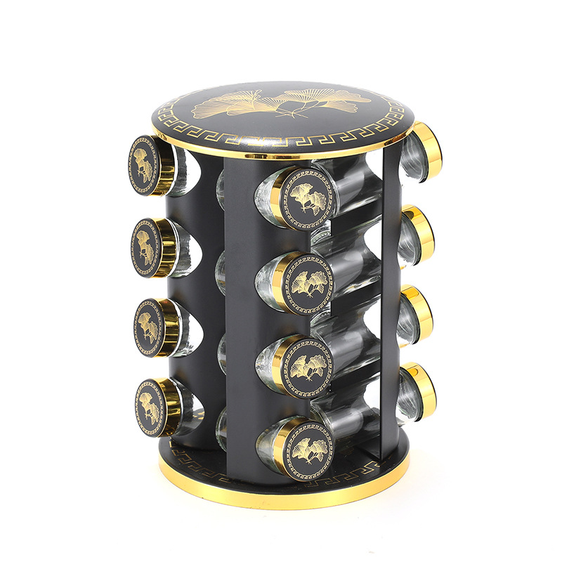 Botella de condimento rotativa, sal, azúcar, pimienta, estante, caja de condimento, cocina de almacenamiento, botella de condimento, botella de condimento al por mayor