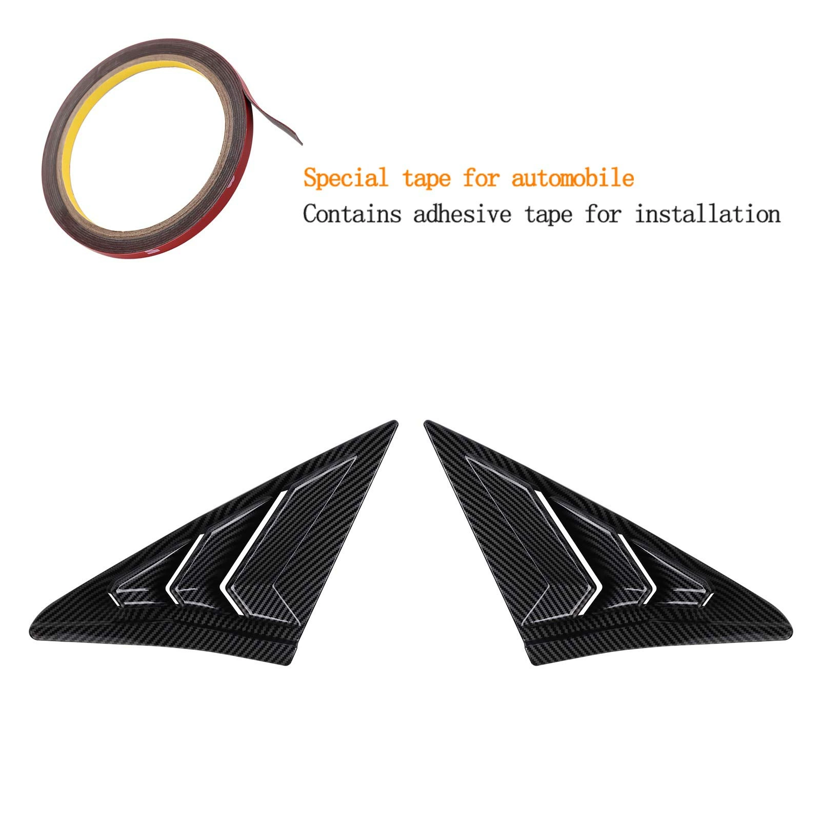 Подходит для модификации 16-21 поколения Civic после Bailland Window Dialcar Sadoractal Triangle Triangle Decoration