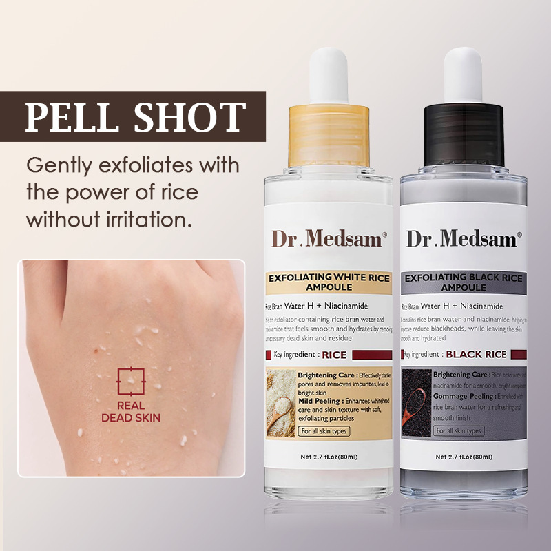 跨境爆款白黑米去角质精华液Peel Shot Black Rice去死皮黑头磨砂|undefined
