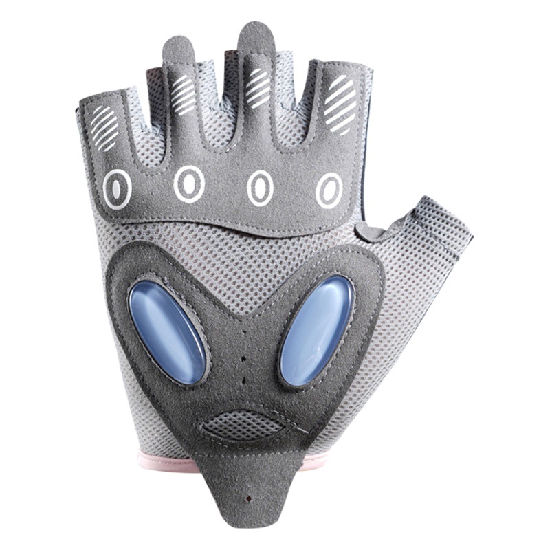 New Style Cycling Gloves, Non-Slip Protective Bicycle Gloves, Fingerless, Breathable, Outdoor Sports, Cross-Border Foreign Trade Fitness Gloves