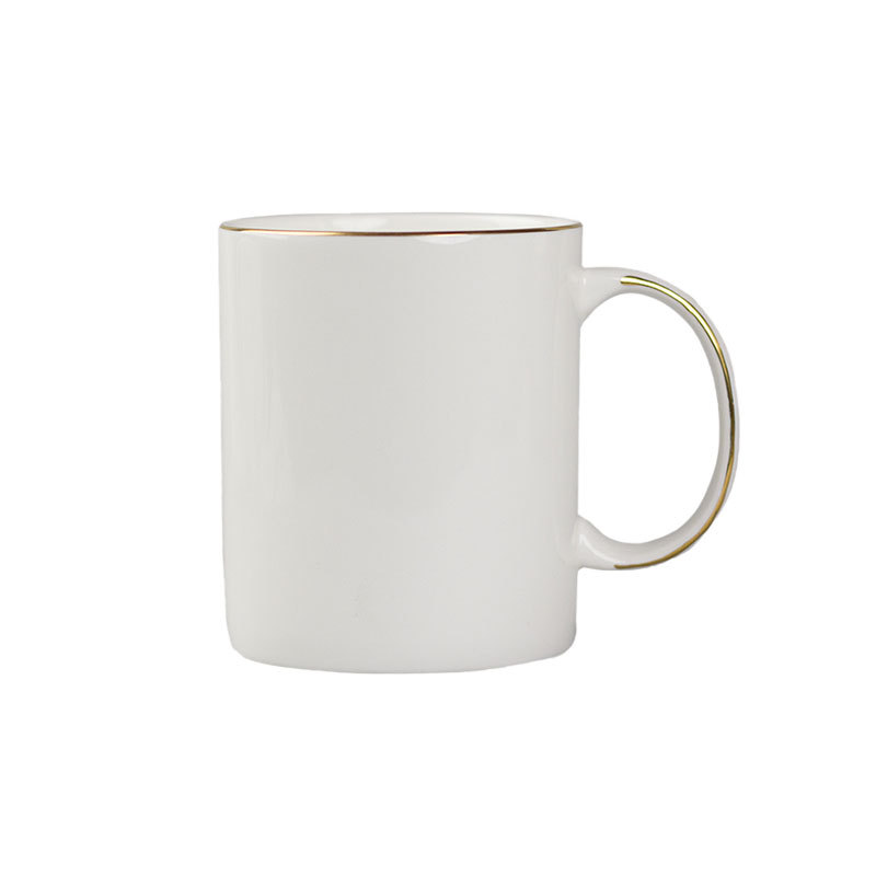 Simple Taza de cerámica del hogar taza de agua taza de desayuno taza de leche Oficina China de hueso taza de té taza de café pequeño lote personalización