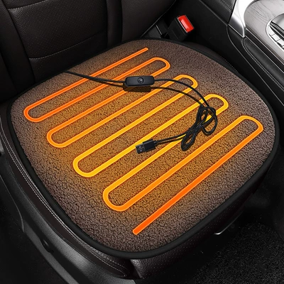 Multi-function pad, square cushion lamb velvet car