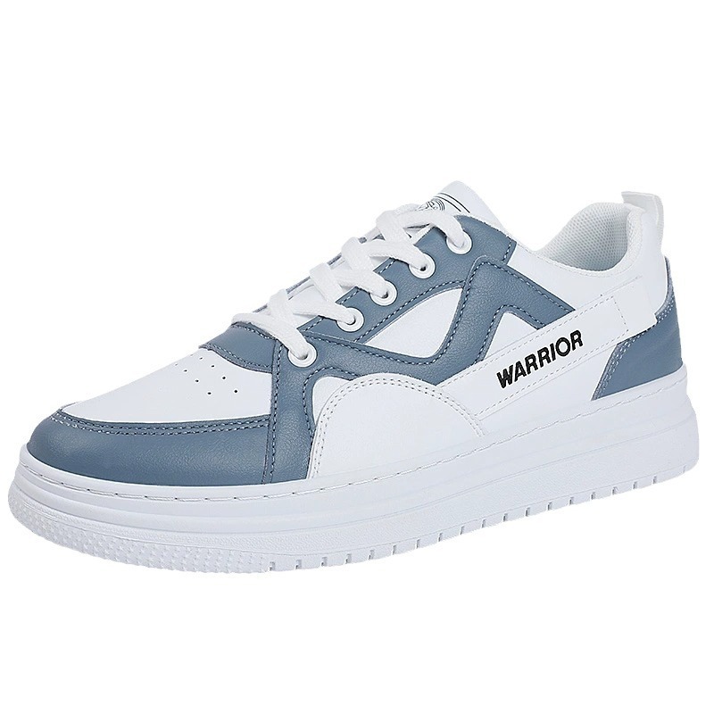 Zapatillas deportivas de diseño versátil y casual Warrior, con suela gruesa, de caña baja, elegantes, para hombre, para deportes al aire libre y moda.