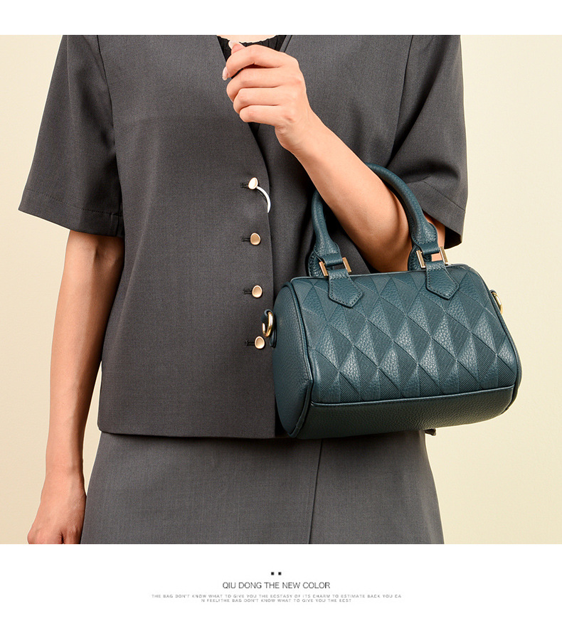Women's bag fashion Boston pillow bag trendy all-match high-grade shoulder messenger bag_voghion.com