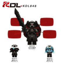 科睿KDL848马桶系列末日守望者监控人拼装积木人仔玩具袋装批发