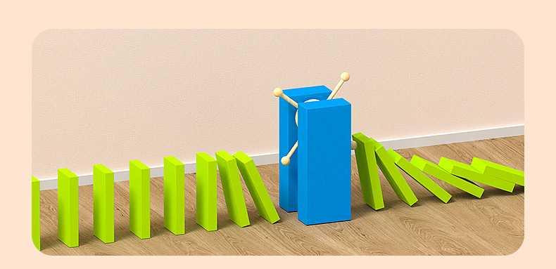 Large Wooden Building Blocks And Domino Set For Kids Educational_voghion.com