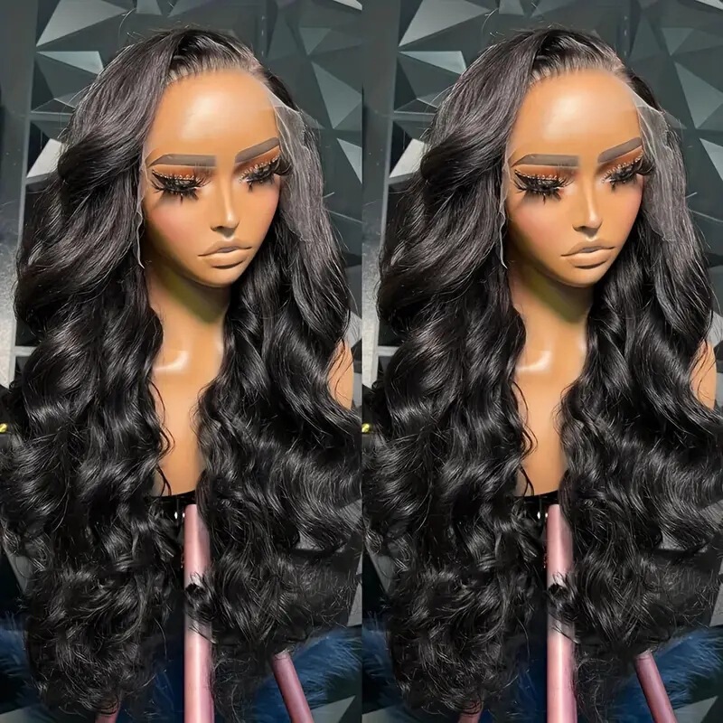 Wig Women Amazon Hot Selling European and American Front Lace Wig Hot Selling Big Wave Long Curly Wig Head