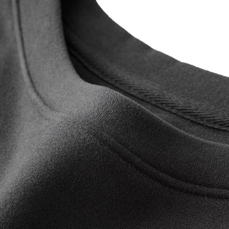 Woolen keep warm thermal underwear, antibacterial set, round collar