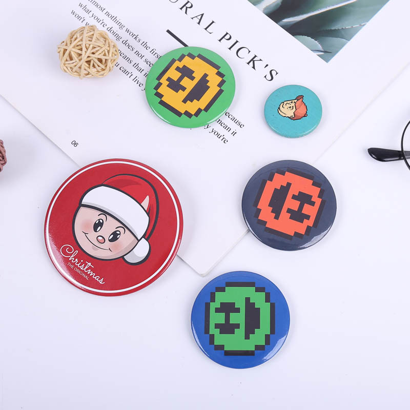 卡通动漫别针式金属胸章广告活动宣传纪念章马口铁徽章印刷logo