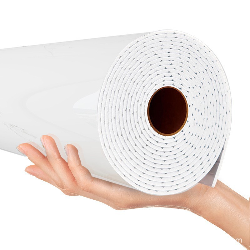 El espesor transfronterizo de azulejos imitados pegatinas de pared de aluminio pegatinas impermeables a prueba de agua humedad papel pintado pared decoración del hogar papel pintado