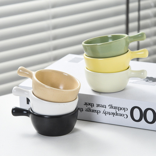 Cute children's sauce cup saucer with handle dipping saucer Western restaurant steak sauce cup creative tomato dipping bowl