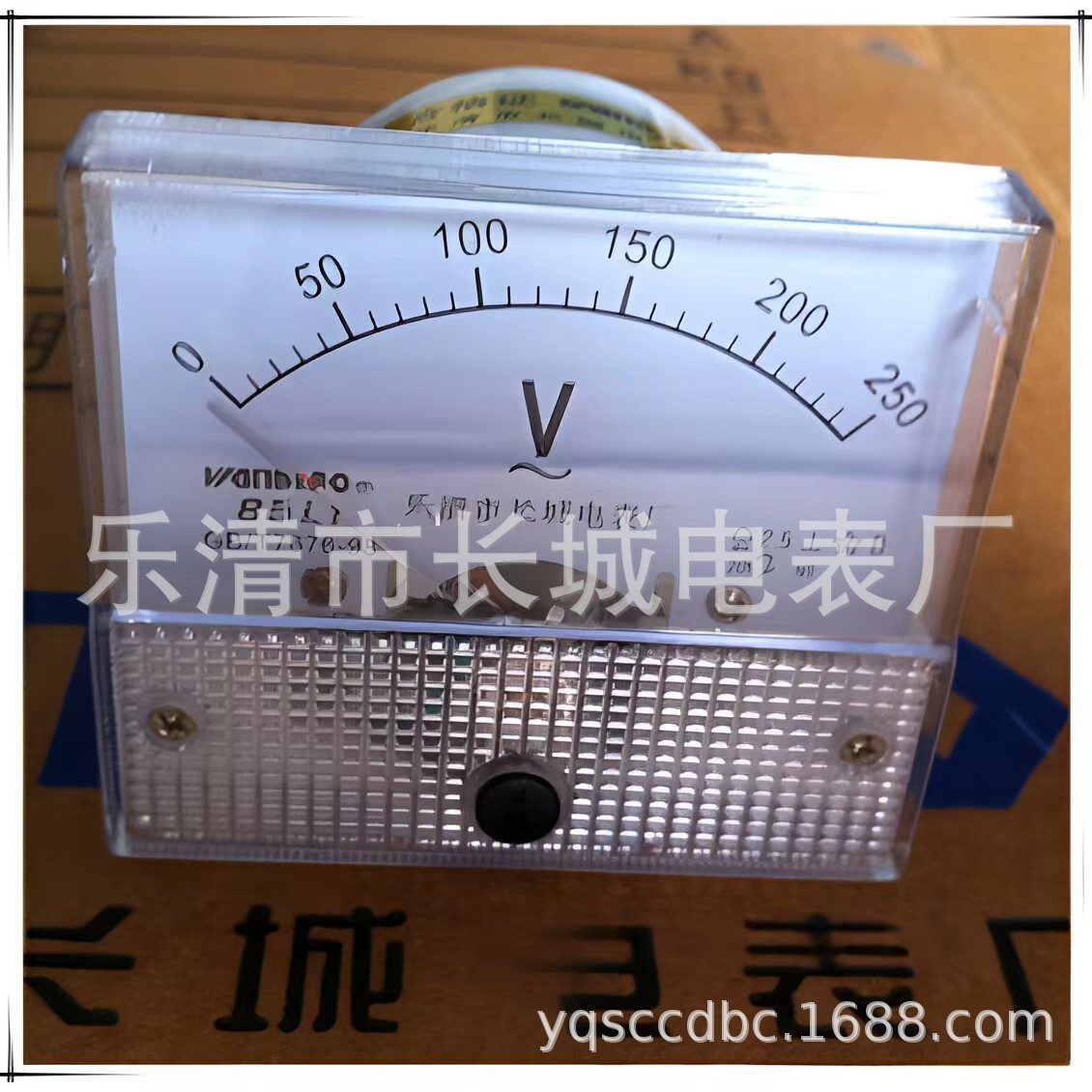 长城电表厂 85L1 250V 交流指针电压表  65*55