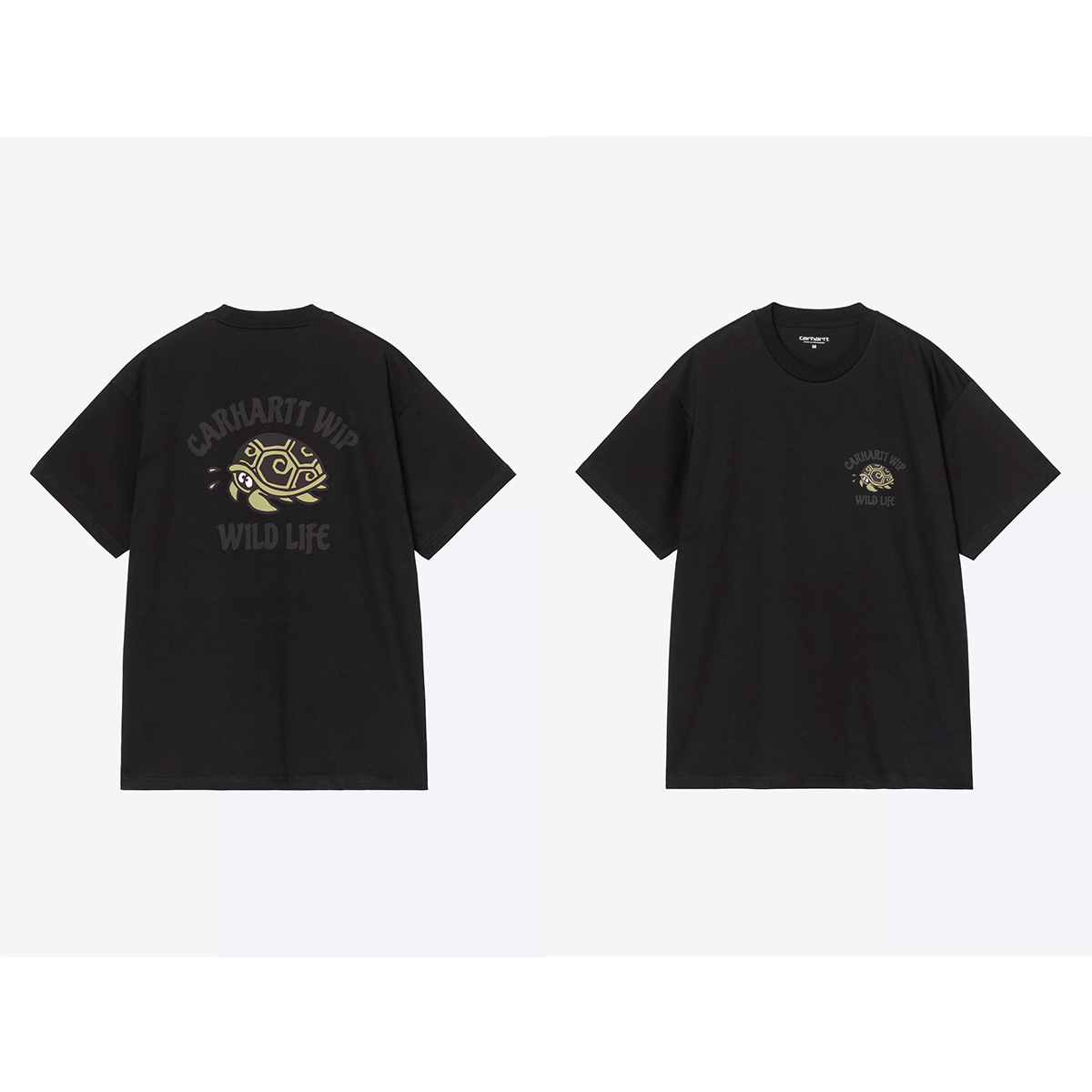 Carhartt WIP T-shirt Wild Life Turtle Black