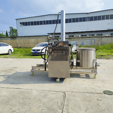 50吨双桶轮换压榨机 电动自动提升液压收汁机 黄酒酒糟固液分离机