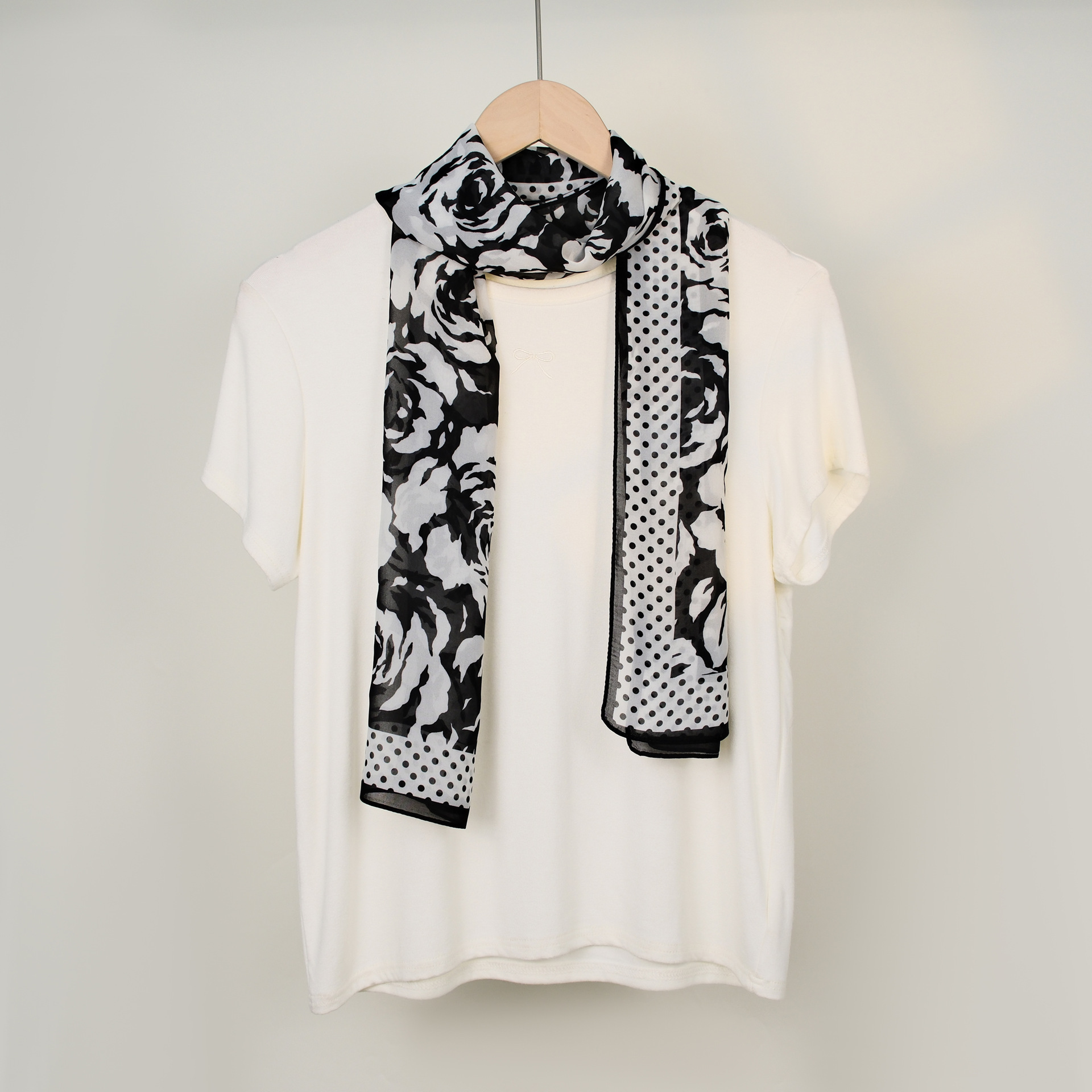 Sciarpa di seta chiffon nuova autunno 2025, leggera e sottile, sciarpa francese, protezione solare, foulard, cintura decorativa_voghion.com