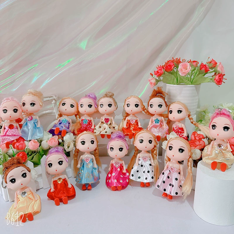 Новый 12cm Детская игрушка-кукла Женская школьная сумка Подвеска Кукла Детский сад Учебный институт Подарок Оптовая продажа