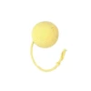 Cotton rope ball with rope large 6cm yellow