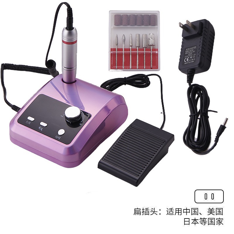 Lijadora de uñas Lijadora de uñas eléctrica transfronteriza Descargador de uñas especial 35000RPM Lijadora de uñas Herramienta de uñas