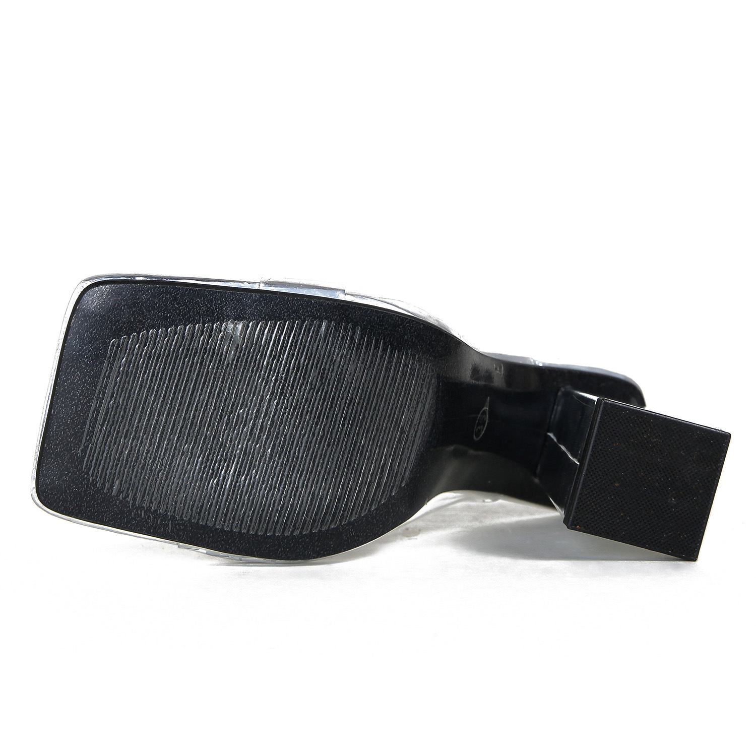 Neue Damenschuhe, quadratische Zehen, transparentes PVC, dicker Absatz, hohe Absätze, Sandalen im römischen Stil_voghion.com