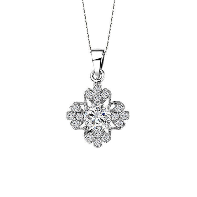 풀 다이아몬드 네잎꽃(체인 제외)