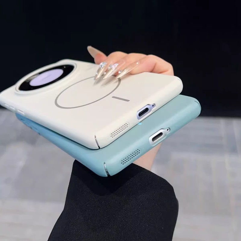 Huawei Pura80Proに適した肌触りの良いマット磁気吸着式スマホケース、Mate70超薄型P60フルカバーPC保護ケース|undefined