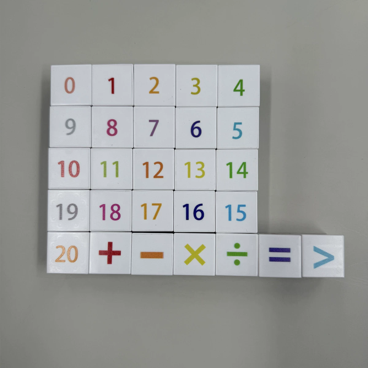 2,5 см магнитные квадратные строительные блоки, магнитный куб, английские цифры, математические символы, пространственное мышление, обучающие учебные пособия