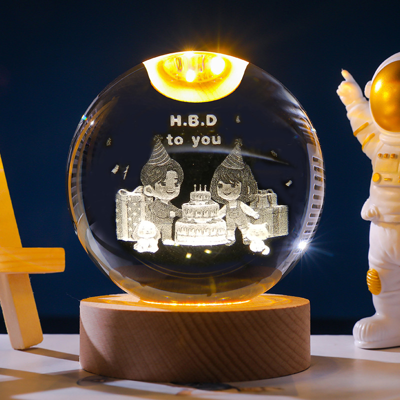 Bola de cristal de 6cm-fiesta de cumpleaños