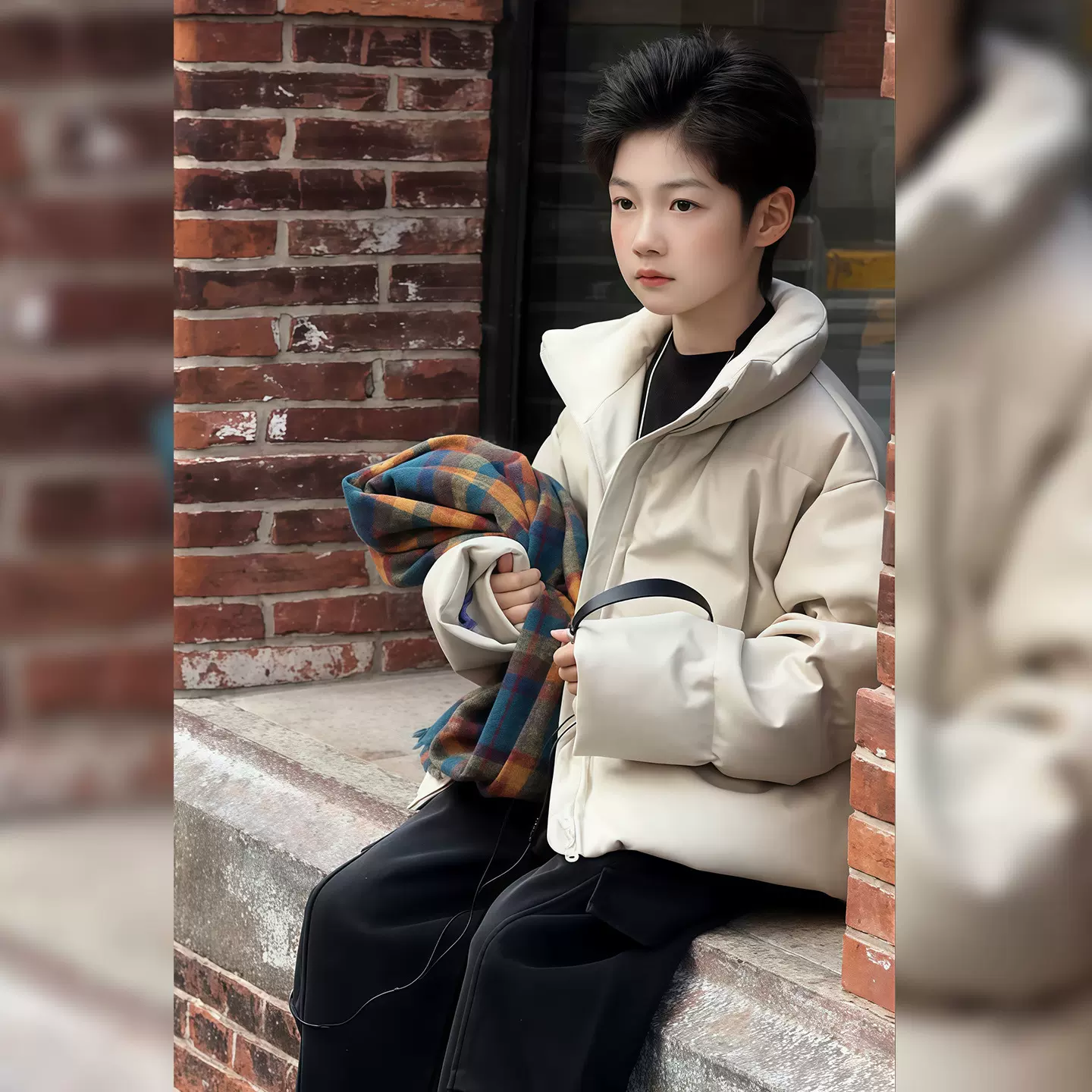 冬装高充绒男童羽绒服可溯源新国标90白鸭绒免洗PU皮儿童羽绒外套