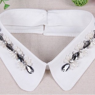 Spring, summer and autumn Korean chiffon fake collar children's bottoming shirt dress accessories fake collar spot wholesale