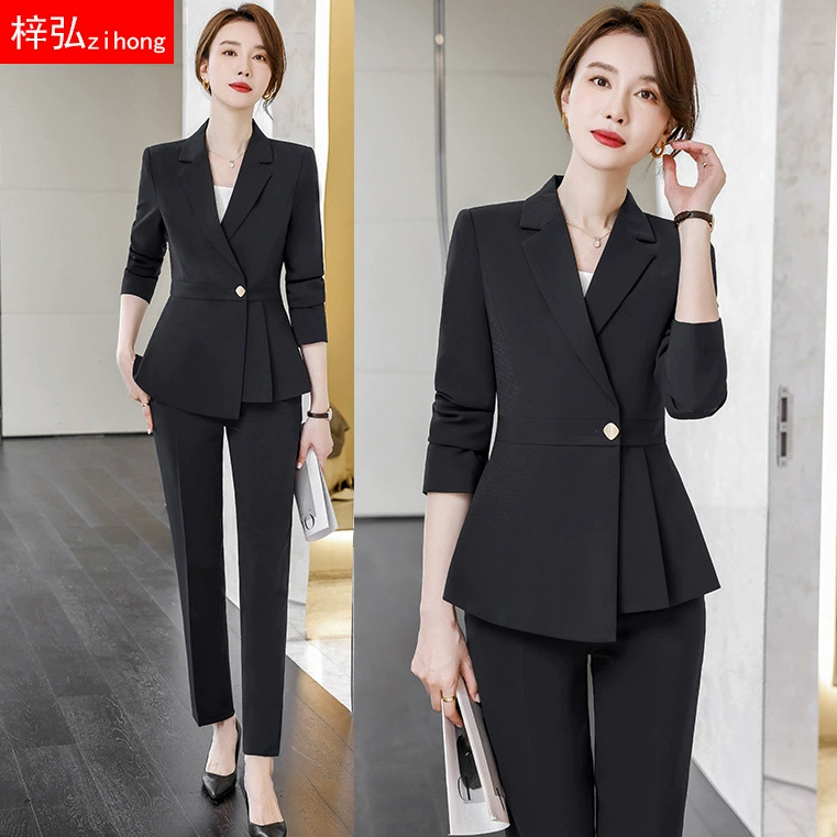 Zihong Zihong профессиональный костюм костюм женский весенний и осенний новый темперамент